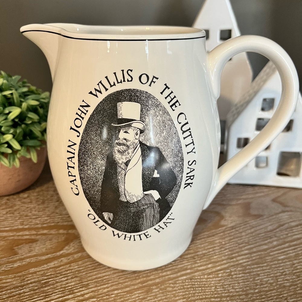 Captain John Willis Ceramic Pitcher